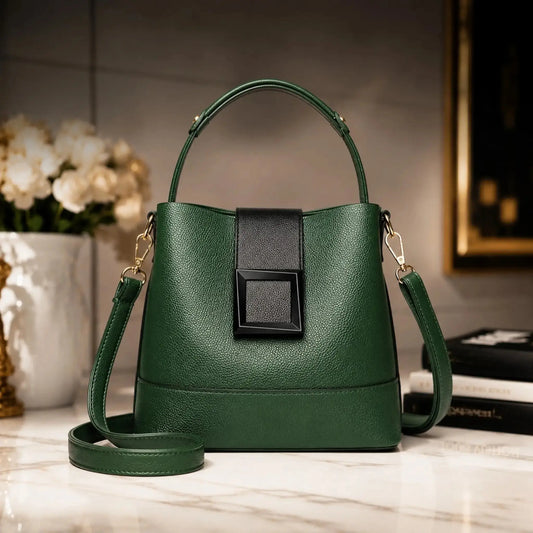 Luxury Black Crossbody Bag – Elegant Designer Inspired Design JuChachaShop