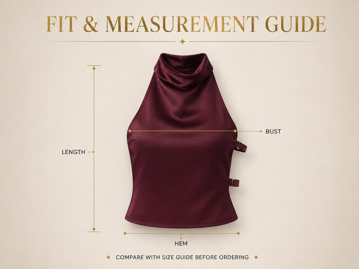Burgundy Red Halter Neck Satin Top – Elegant Sleeveless Evening Blouse, Minimalist Party Top