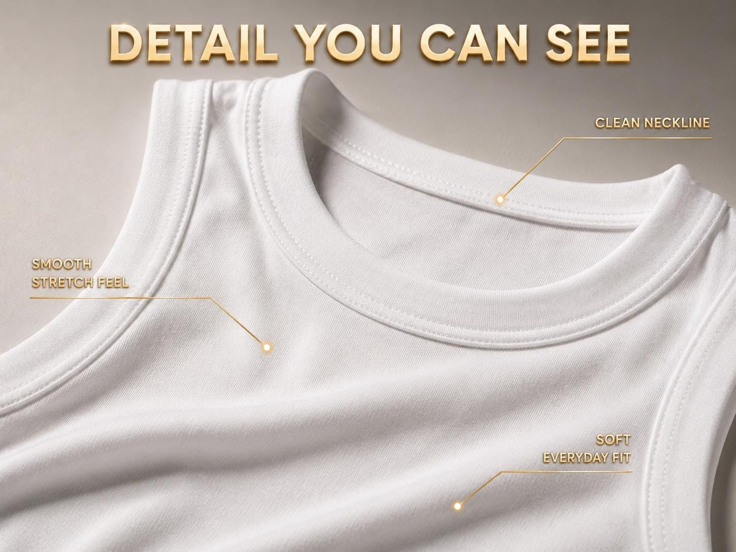 High Neck Ribbed Tank Top | Fitted Sleeveless Racerback Tee for Women