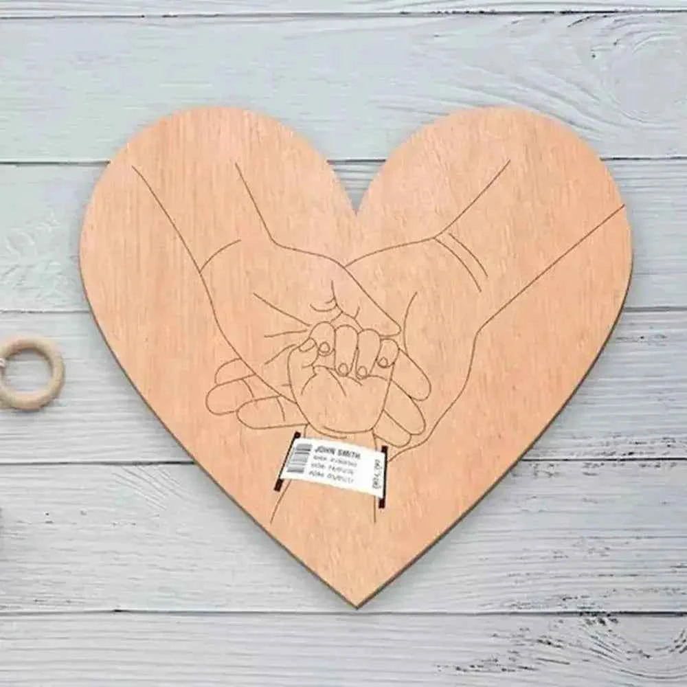 Engraved Baby Keepsake Sign – Cherish Your Newborn