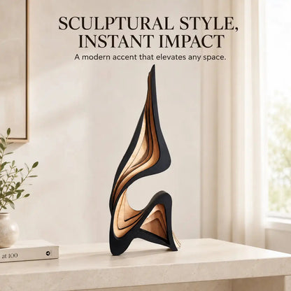 Modern Wooden Sculpture for Elegant Home Styling JuChachaShop