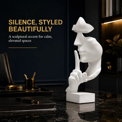 Abstract Face Sculpture That Brings Modern Elegance to Any Room JuChachaShop