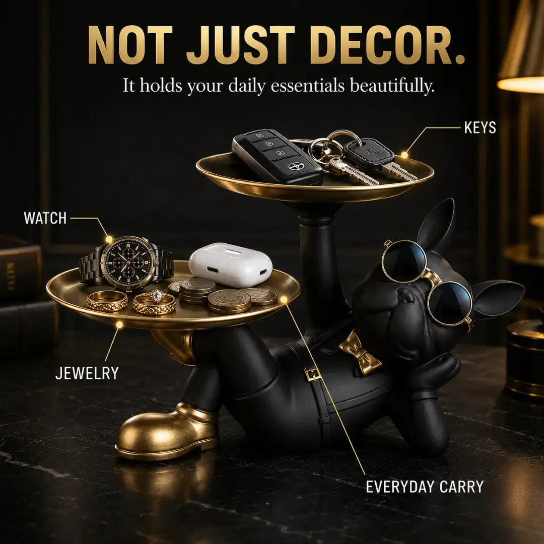 Bulldog Key Holder – Stylish Storage for Modern Homes JuChachaShop