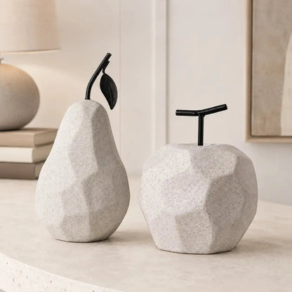Geometric Fruit Decor for Modern Living Spaces JuChachaShop
