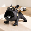 Cute Bulldog Storage Figurine with Tray – Unique Gift for Dog Lovers & Home Decor Julieta