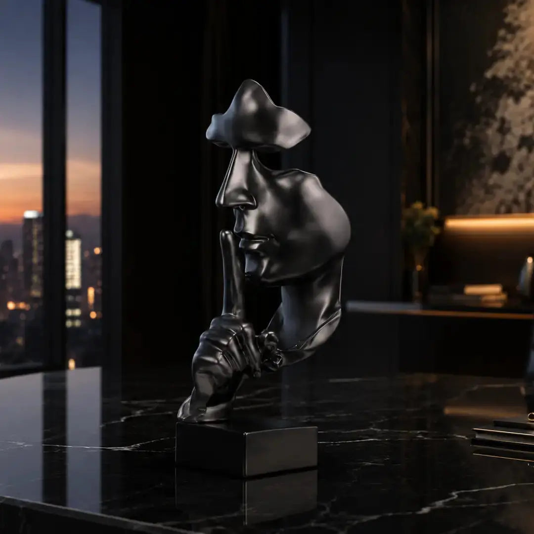 Abstract Face Sculpture That Brings Modern Elegance to Any Room JuChachaShop