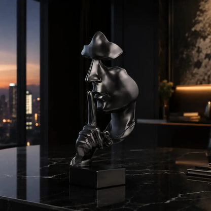 Abstract Face Sculpture That Brings Modern Elegance to Any Room JuChachaShop