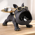 Cute Bulldog Storage Figurine with Tray – Unique Gift for Dog Lovers & Home Decor Julieta