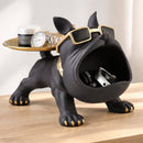 Cute Bulldog Storage Figurine with Tray – Unique Gift for Dog Lovers & Home Decor Julieta