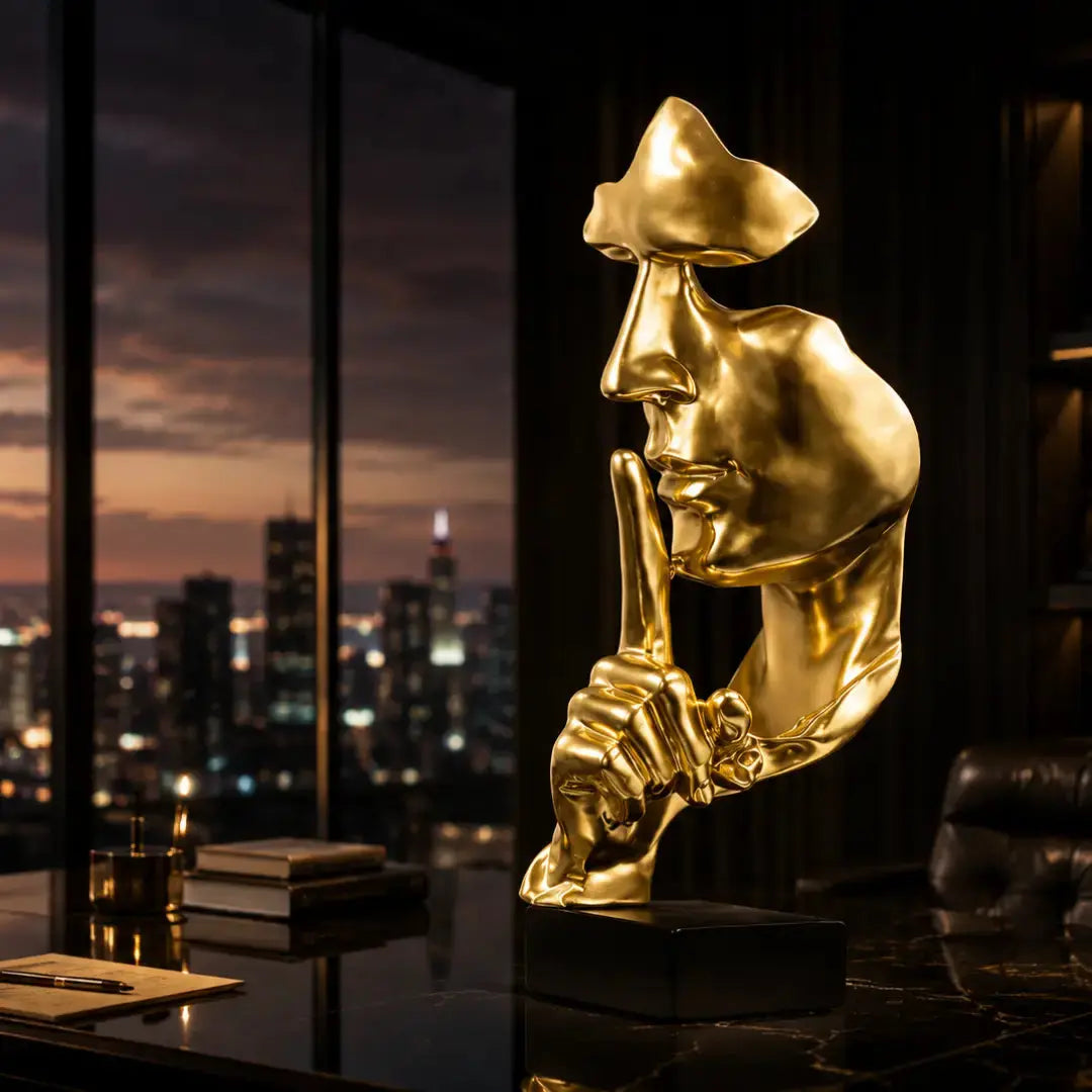 Abstract Face Sculpture That Brings Modern Elegance to Any Room JuChachaShop
