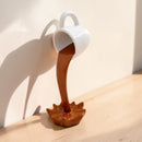Floating Spilling Coffee Cup Sculpture Decor Julieta