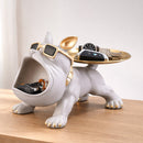 Cute Bulldog Storage Figurine with Tray – Unique Gift for Dog Lovers & Home Decor Julieta