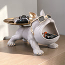 Cute Bulldog Storage Figurine with Tray – Unique Gift for Dog Lovers & Home Decor Julieta