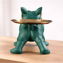 Cute Bulldog Storage Figurine with Tray – Unique Gift for Dog Lovers & Home Decor Julieta