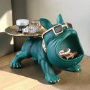 Cute Bulldog Storage Figurine with Tray – Unique Gift for Dog Lovers & Home Decor Julieta
