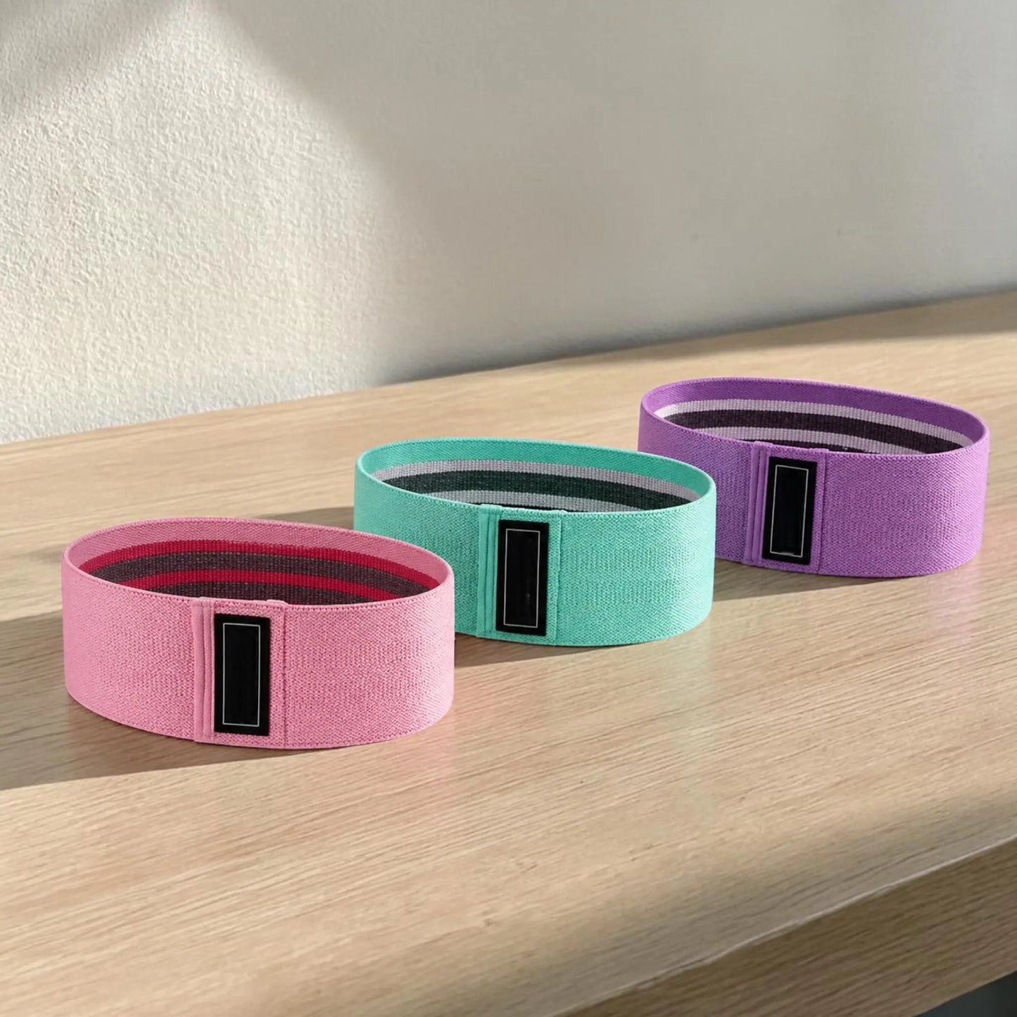 Resistance Bands for Legs - 3 Fabric Booty Bands Jumartins