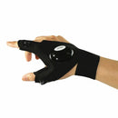 LED Flashlight Gloves – Waterproof Fingerless Outdoor Tool Potaha