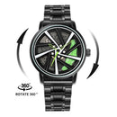 Men’s Luxury Car Wheel Watch – Stainless Steel Quartz Potaha