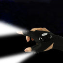 LED Flashlight Gloves – Waterproof Fingerless Outdoor Tool Potaha