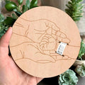 Wooden Baby Keepsake Sign – Engraved Newborn Gift for Parents Potaha