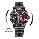 Men’s Luxury Car Wheel Watch – Stainless Steel Quartz Potaha
