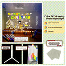 LED Message Board – DIY Acrylic Writing Pad with 7 Pens Potaha