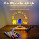 LED Message Board – DIY Acrylic Writing Pad with 7 Pens Potaha