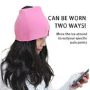 Gel Ice Headache Hat – Cold Compress Migraine Relief Cap Potaha