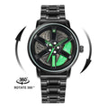 Men’s Luxury Car Wheel Watch – Stainless Steel Quartz Potaha