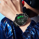 Men’s Luxury Car Wheel Watch – Stainless Steel Quartz Potaha