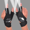 LED Flashlight Gloves – Waterproof Fingerless Outdoor Tool Potaha