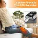 Electric Heated Knee Massager – Vibration Pain Relief Pad Potaha