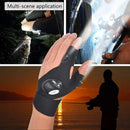 LED Flashlight Gloves – Waterproof Fingerless Outdoor Tool Potaha