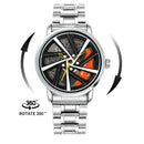 Men’s Luxury Car Wheel Watch – Stainless Steel Quartz Potaha