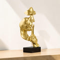 Abstract Thinker Statue | Modern Face Sculpture | Home Office Decor Julieta