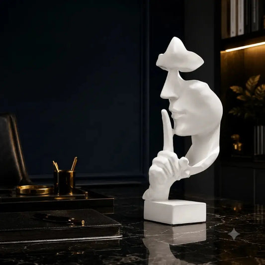 Abstract Face Sculpture That Brings Modern Elegance to Any Room JuChachaShop