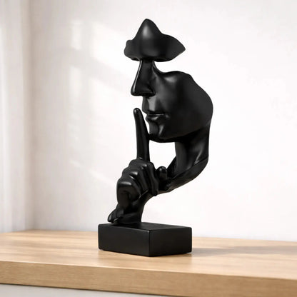 Abstract Thinker Statue – Modern Face Sculpture for Home & Office Decor Julieta
