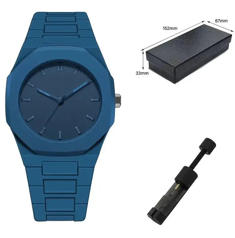 Casual Waterproof Watch – Simple Silicone Design for Everyday Use Potaha