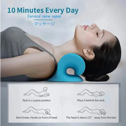 Cervical Neck Relaxer – Spine Stretch & Massage Pillow Potaha