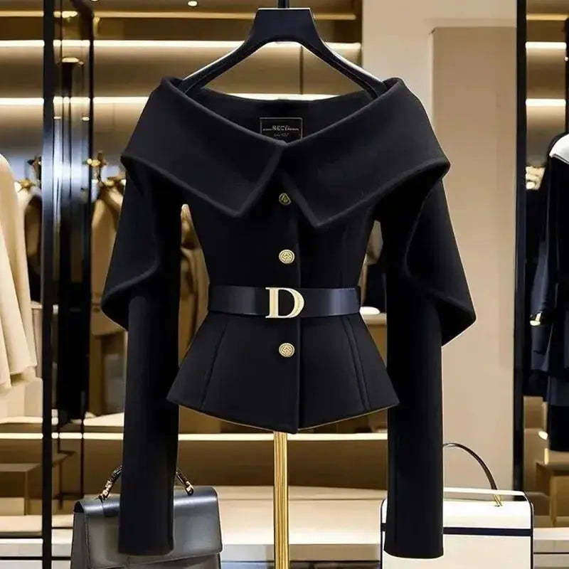 Women Short Jacket – Chic Casual Slim Fit for Autumn & Winter JuChachaShop