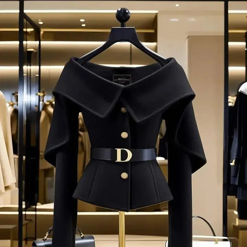 Women Short Jacket – Chic Casual Slim Fit for Autumn & Winter JuChachaShop
