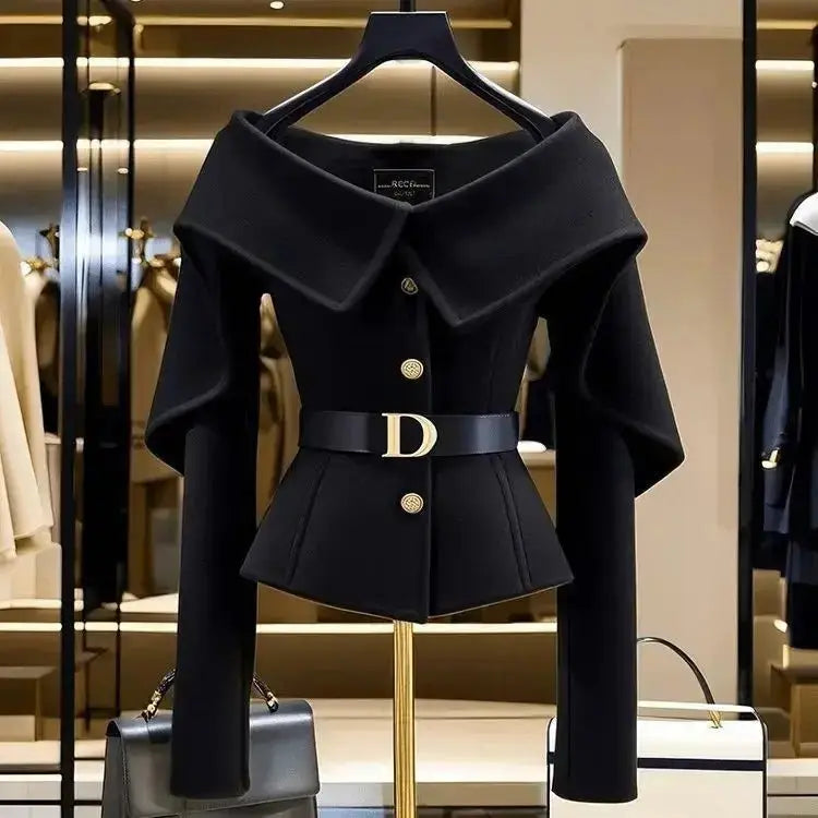 Women Short Jacket – Chic Casual Slim Fit for Autumn & Winter JuChachaShop