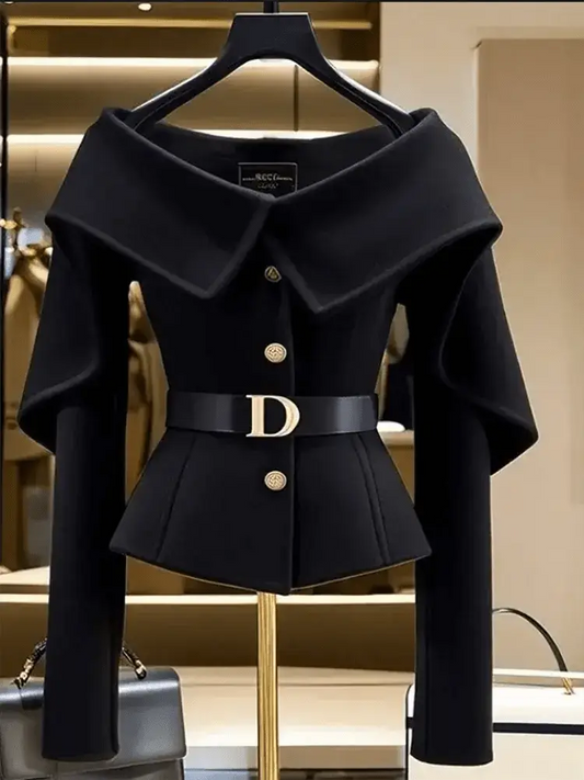 Women Short Jacket – Chic Casual Slim Fit for Autumn & Winter JuChachaShop