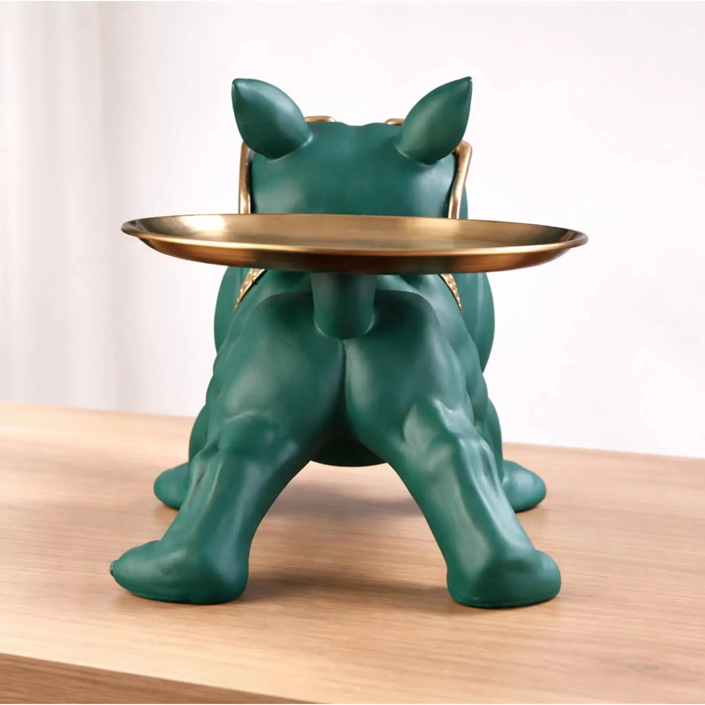 Cute Bulldog Storage Figurine with Tray – Unique Gift for Dog Lovers & Home Decor Julieta