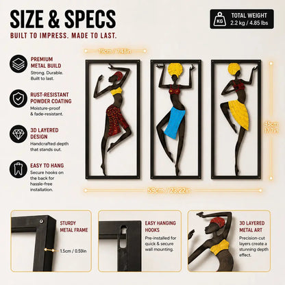 Elevate Your Space with Metal Wall Art Panels JuChachaShop