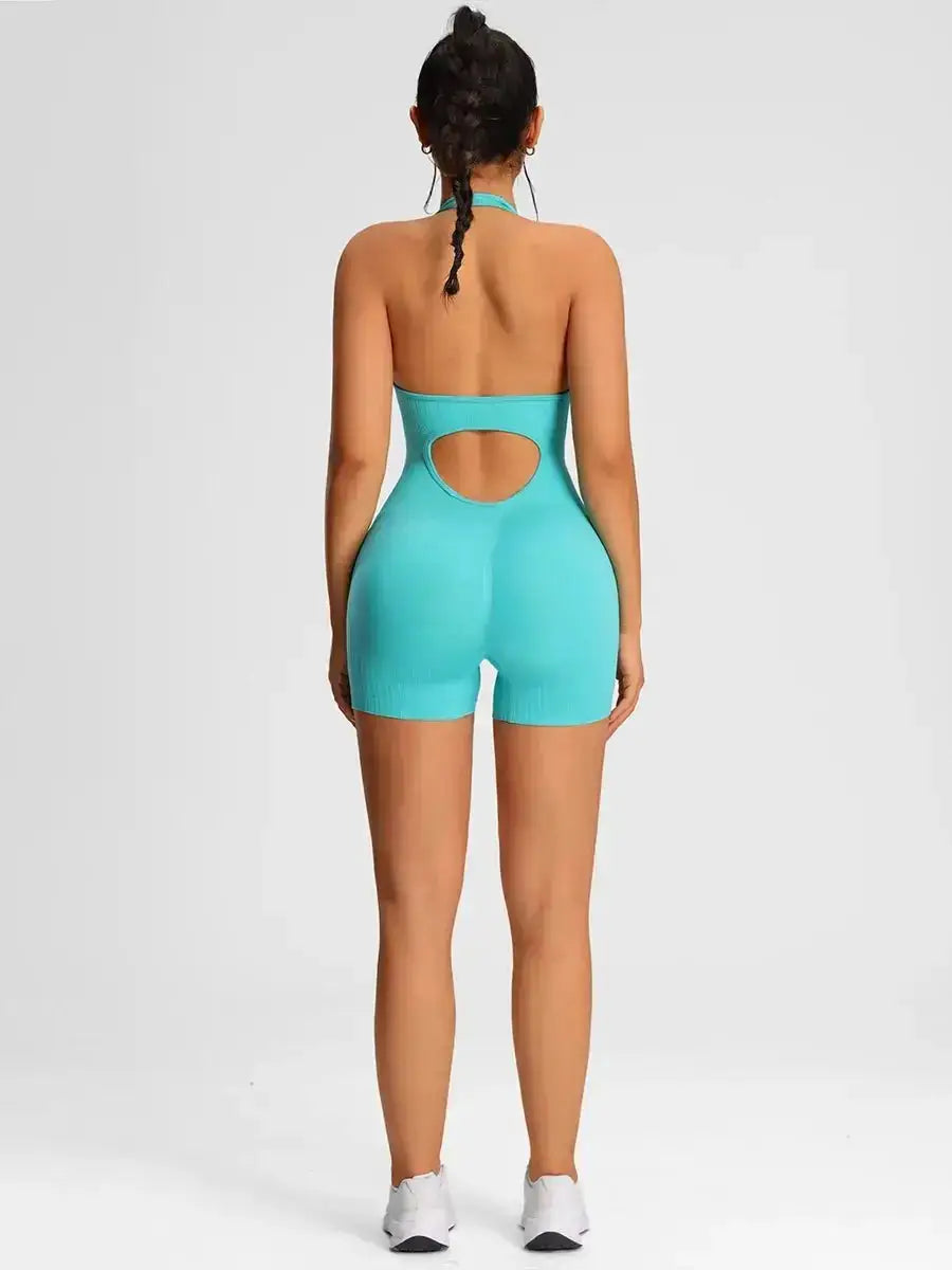 Fitness Jumpsuit Women – Seamless High Waist Workout Romper JuChachaShop