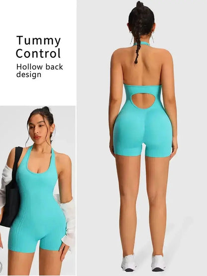 Fitness Jumpsuit Women – Seamless High Waist Workout Romper JuChachaShop