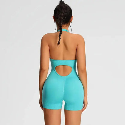 Fitness Jumpsuit Women – Seamless High Waist Workout Romper JuChachaShop
