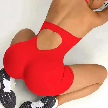 Fitness Jumpsuit Women – Seamless High Waist Workout Romper JuChachaShop