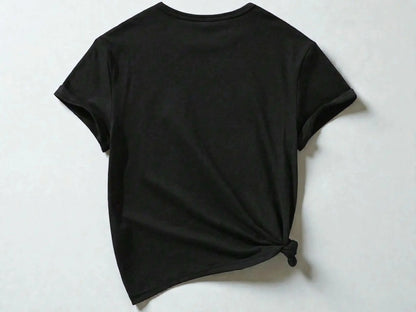 Girls Graphic Tee | Smiley Face Playful Kids' Shirt, Soft Casual Top JuChachaShop
